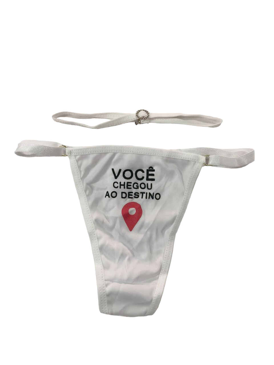 CALCINHA COM FRASE "VOCÊ CHEGOU AO DESTINO" - 10317