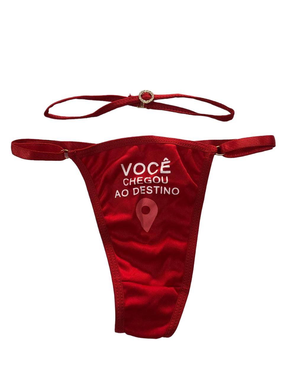 CALCINHA COM FRASE "VOCÊ CHEGOU AO DESTINO" - 10317