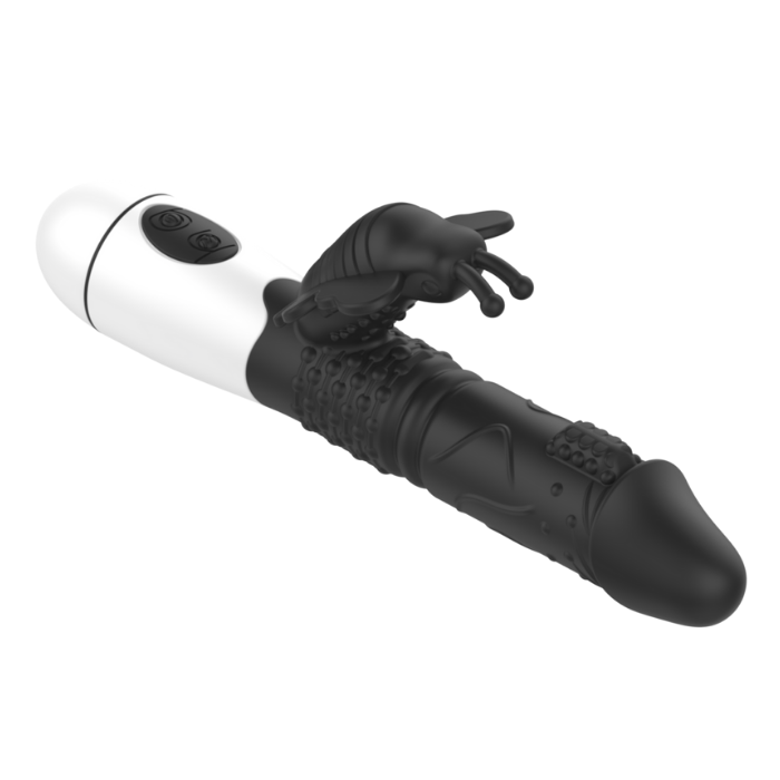 Vibrador Ponto G com Estimulador Clitoriano (USB) - MVE1039