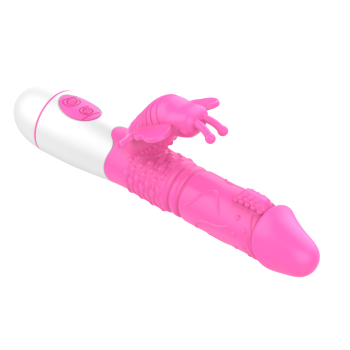 Vibrador Ponto G com Estimulador Clitoriano (USB) - MVE1039