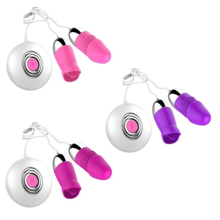 Cápsula Vibratória Dupla c/ Controle Remoto - MBC1015