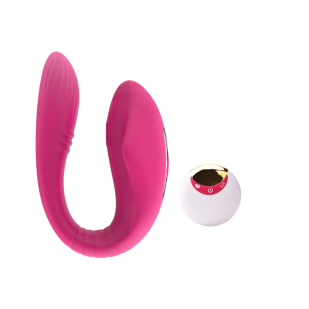 Vibrador de Casal / Estimulador Clitoriano c/ Controle Remoto - MVS4522