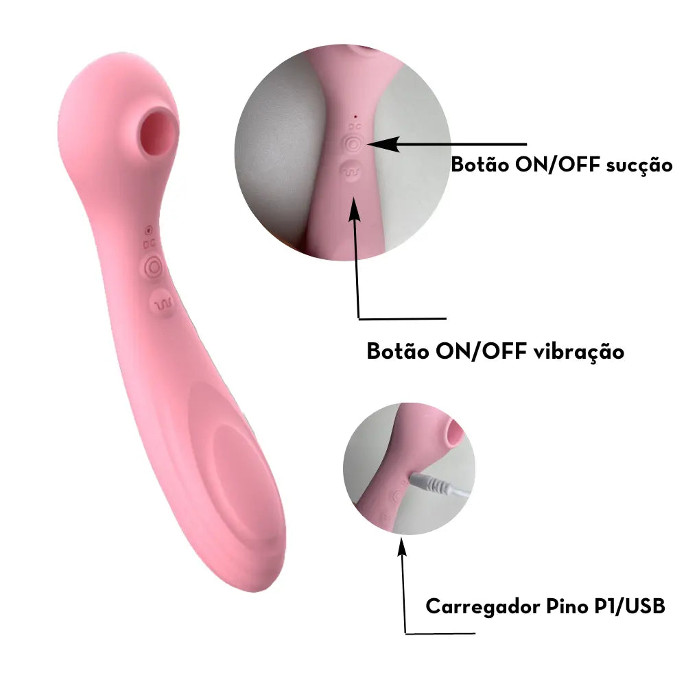 Estimulador Clitoriano Dupla Função - MVS2318