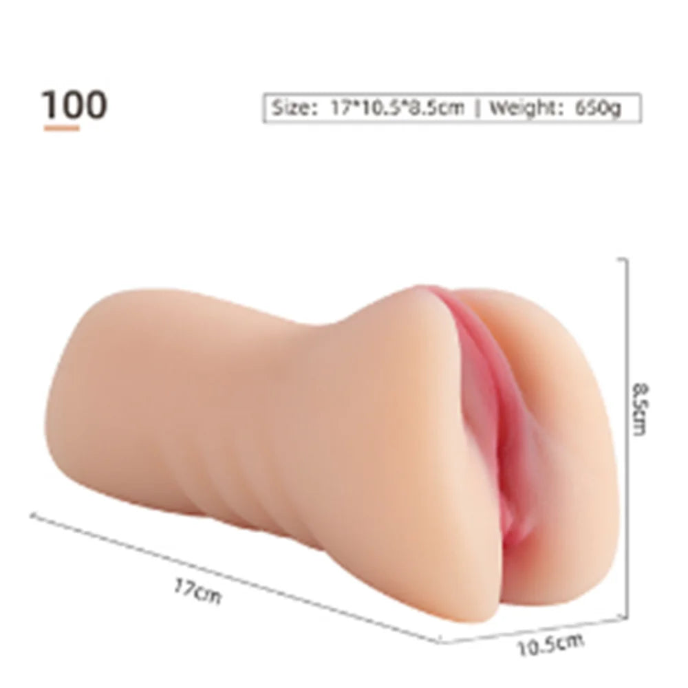Masturbador Masculino com Dois Orifícios Penetráveis - MLAN1315