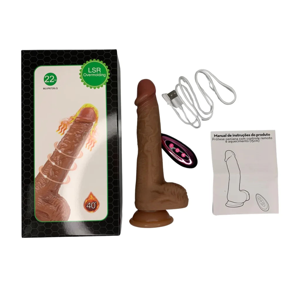 Prótese Realística com Controle Remoto e Aquecimento (15,5 cm) - MLVP6726LQ