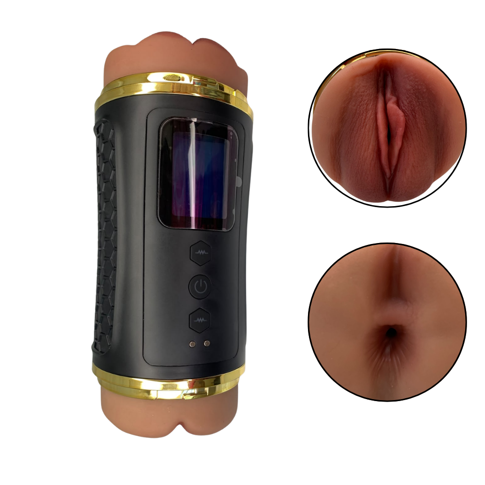 Masturbador Masculino com Dois Orifícios Penetráveis - MLAN6438