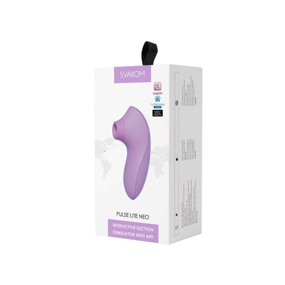 Vibrador Interativo Pulse Lite Neo Lilás Svakom - SV0053