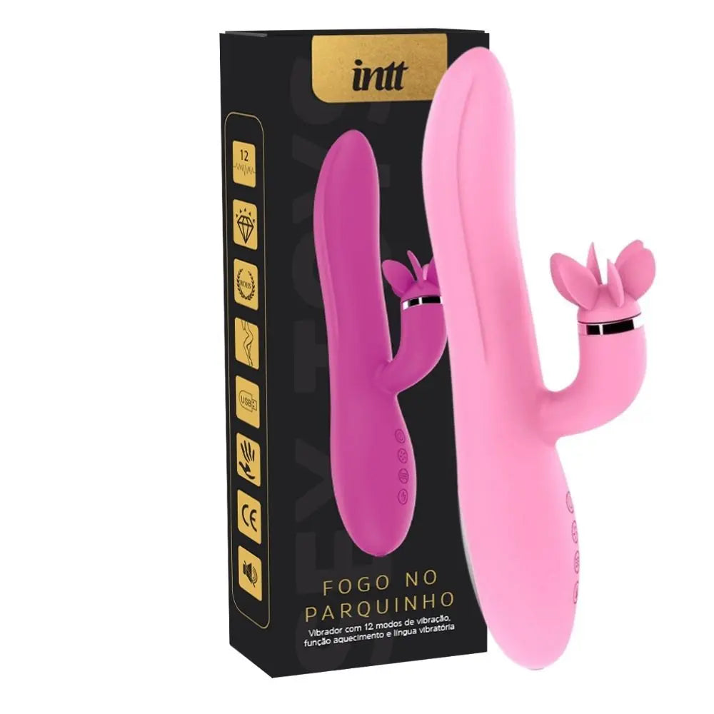 Vibrador Fogo No Parquinho Rosa Intt - IM0117