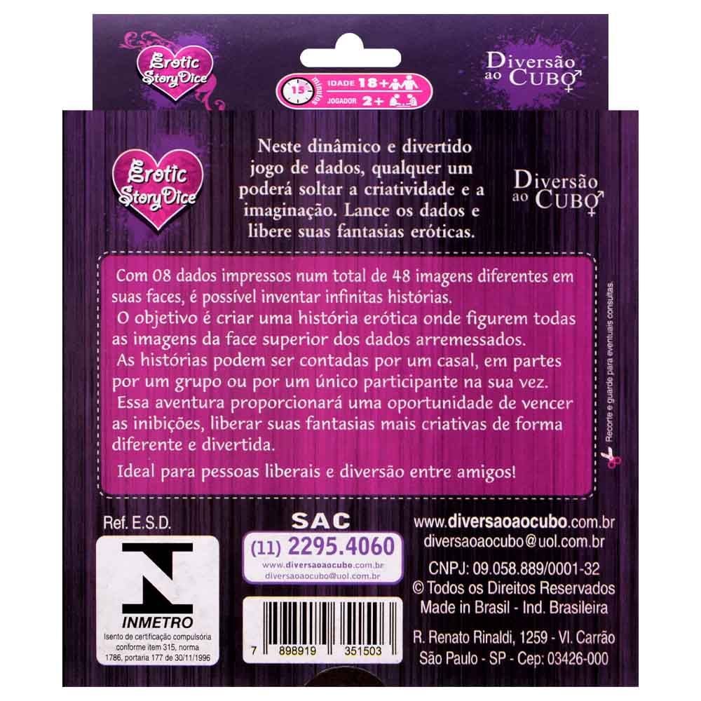 EROTIC STORY DICE JOGO ERÓTICO P/ CASAL - ESD
