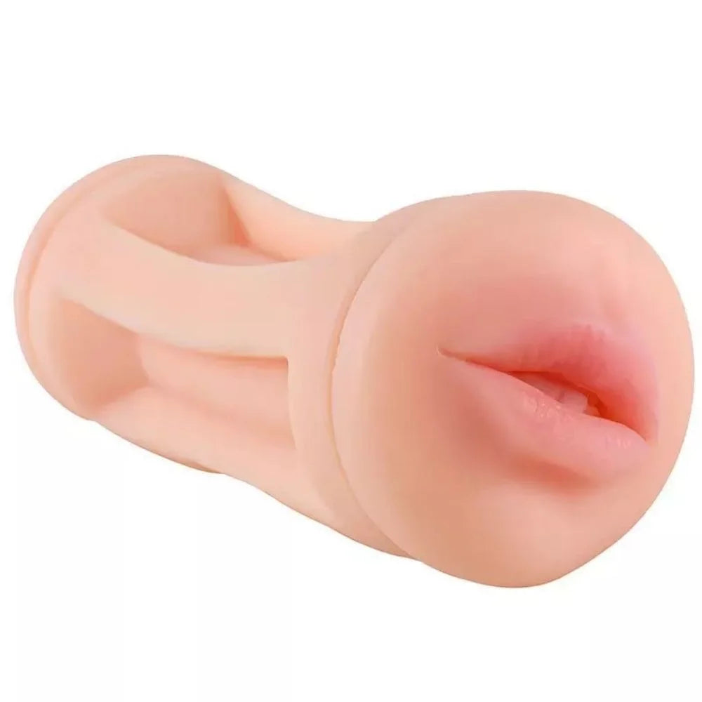Masturbador Duplo com Orifícios de Vagina e Boca - MAN1023