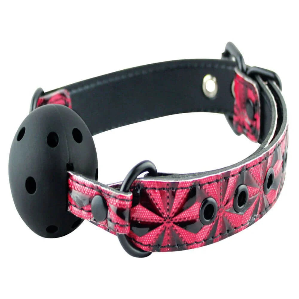 Mordaça Ball Gag Vermelha Luxury - 21008