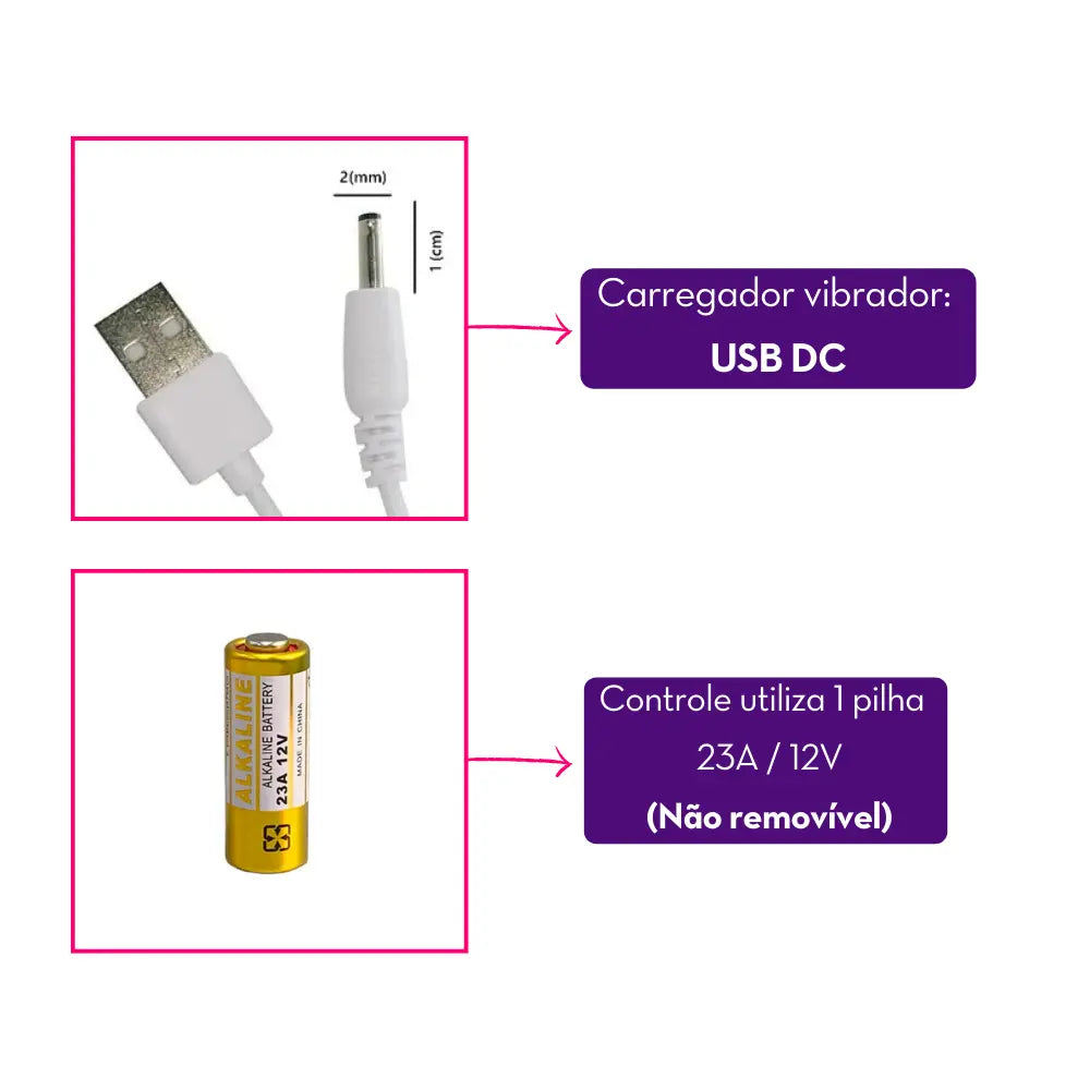 Vibrador Casal Com Controle Remoto
