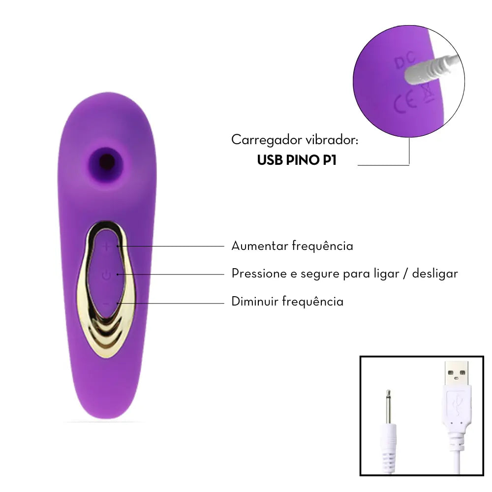 Estimulador Clitoriano por Ondas de Pressão - MVS2139
