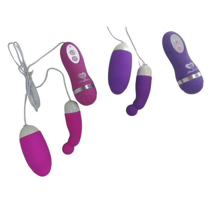 Cápsula Vibratória Dupla c/ Controle Remoto - MBC1022