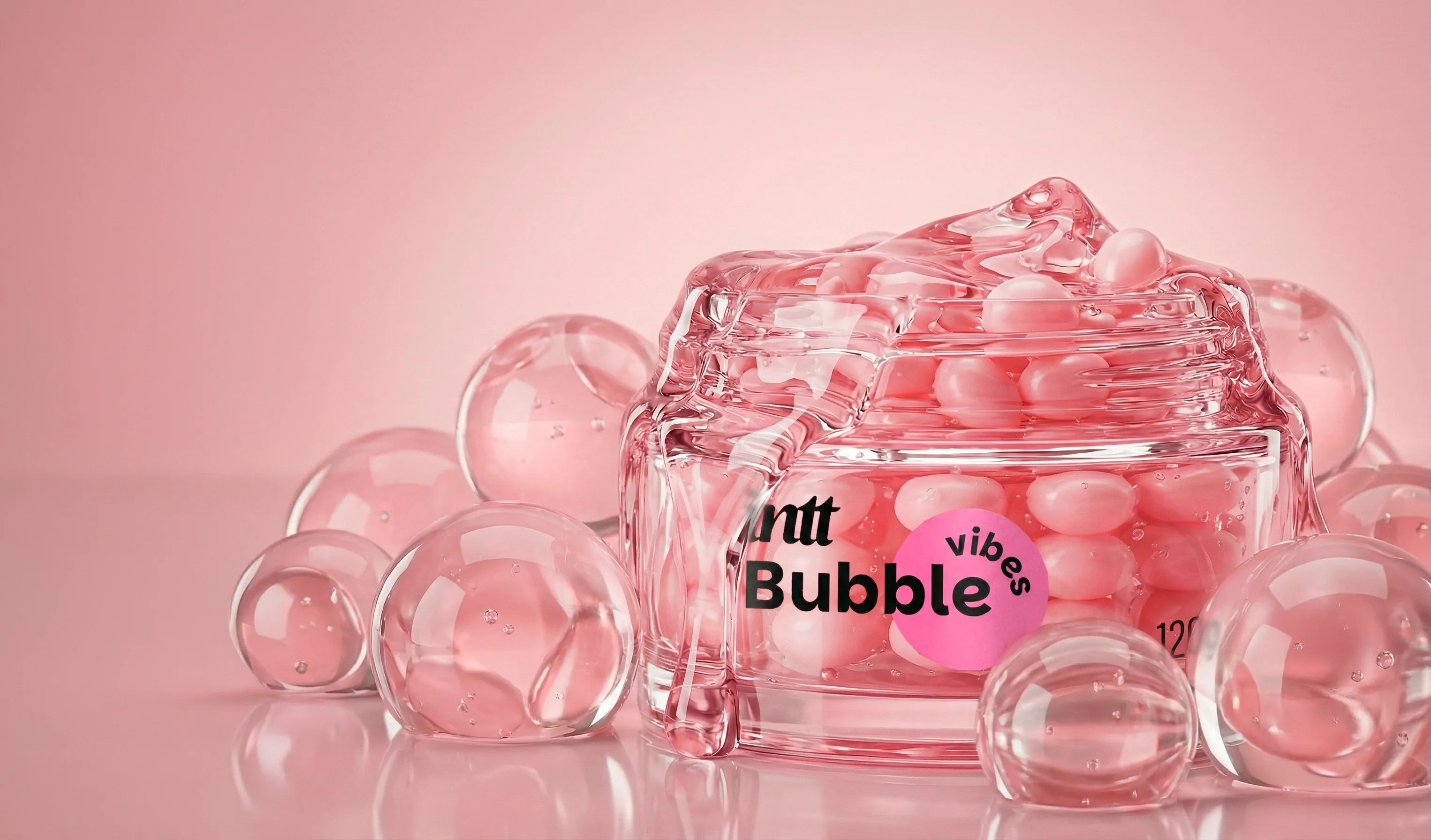 Bubble Vibes 3 em 1: Gel com Esferas - IN0787