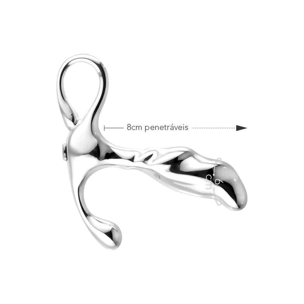 Massageador de Próstata em Metal - CSA125CRO