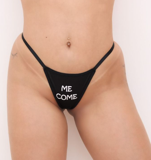 CALCINHA COM FRASE "ME COME" - 10313