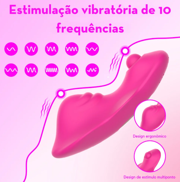 Vibrador de Calcinha por Aplicativo - MLPP3082
