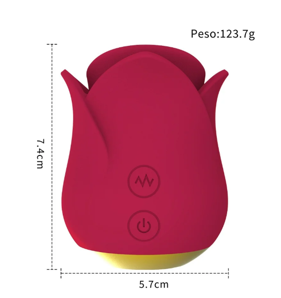 Estimulador Clitoriano com Língua Vibratória - MLVA8510