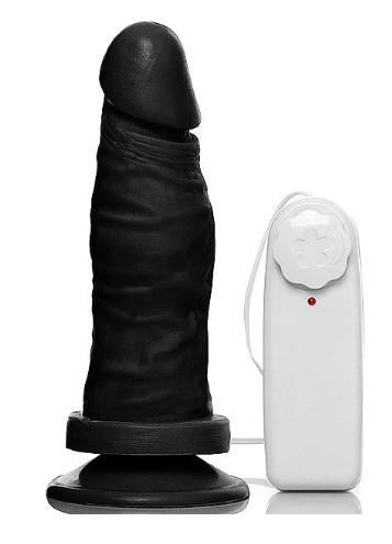 Prótese 6 com ventosa e vibro controle 14,5x4 - ADAO33P