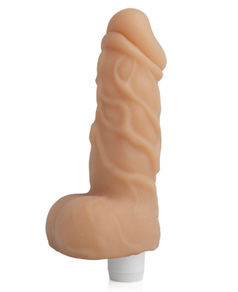 Prótese em CyberSkin - Big Boss 18,5x5cm c/ escroto - CYB044