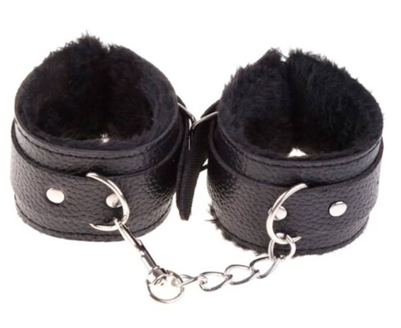 Algemas de Couro Sintético e Pelúcia - YSCH102
