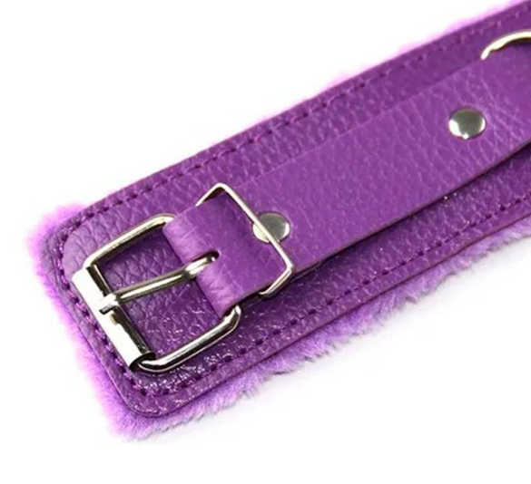 Algemas de Couro Sintético e Pelúcia - YSCH102