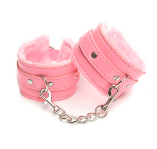 Algemas de Couro Sintético e Pelúcia - YSCH102