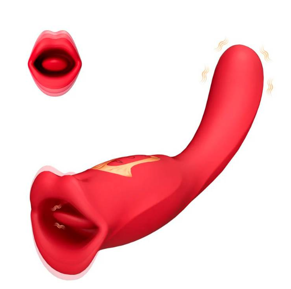 Vibrador Estimulador em Formato de Boca - YSCH110