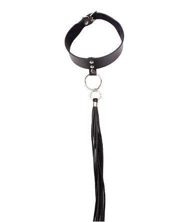 Gargantilha Elegance com Argola e Detalhes em Tiras - NS214