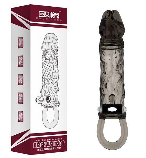 Capa Peniana com Extensor e Vibro 20,9cx3,9cm - LN0160