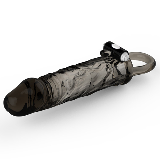 Capa Peniana com Extensor e Vibro 20,9cx3,9cm - LN0160