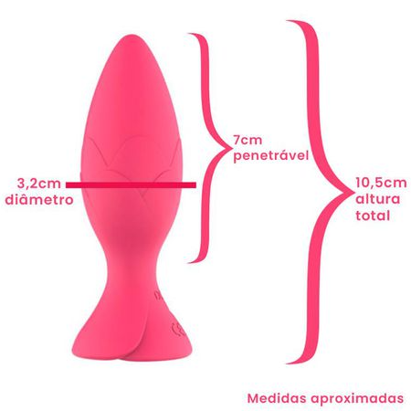 Plug Anal com Vibro por Aplicativo - YSVK312