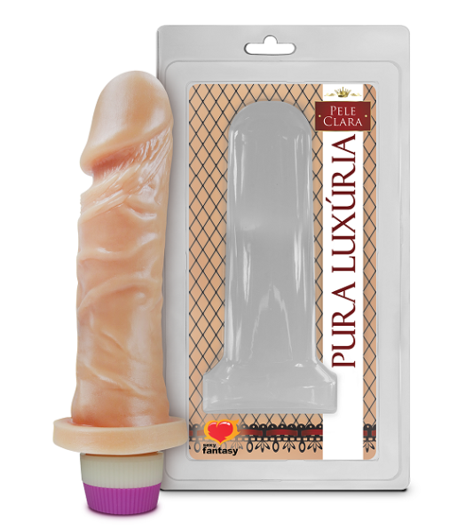 Prótese Realística Com Vibro 15,3X4cm - PC008