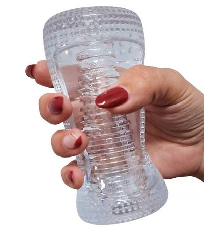 Masturbador Transparente em Silicone Jelly - YSDF078