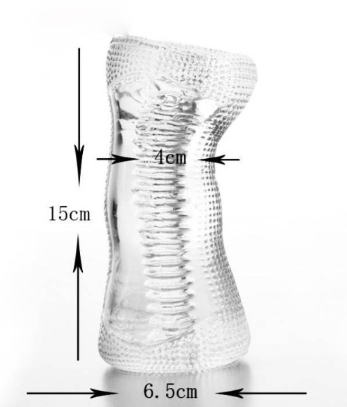 Masturbador Transparente em Silicone Jelly - YSDF078