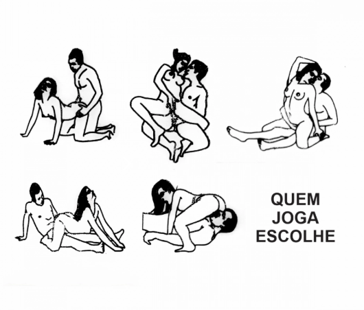 Dado Erótico Posições Hétero Brilha do Escuro - ER-03S GLOW