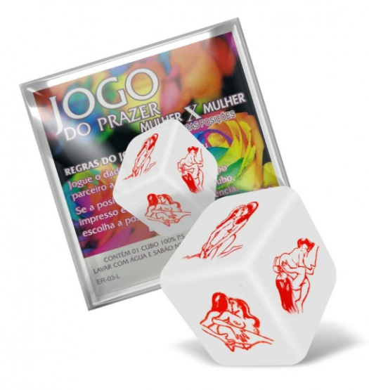 Dado Erotico Posições Lésbica Saquinho - ER-03L