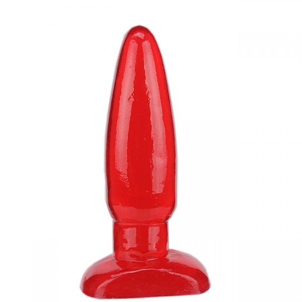 Plug Anal Torpedo 15,5 x 4 cm Vermelho - KT405