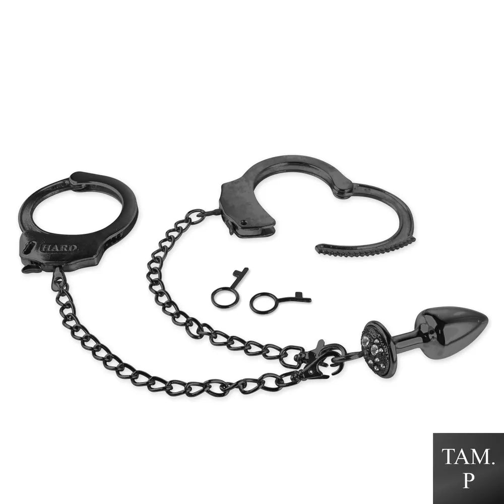 Kit Algema e Plug Cravejado Onix - HA146P