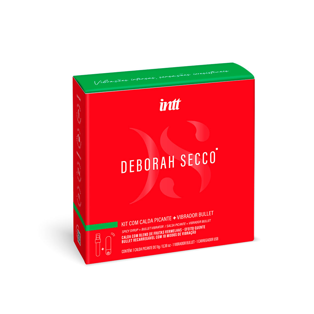 Kit Calda Picante + Vibrador Bullet Deborah Secco - IN0705