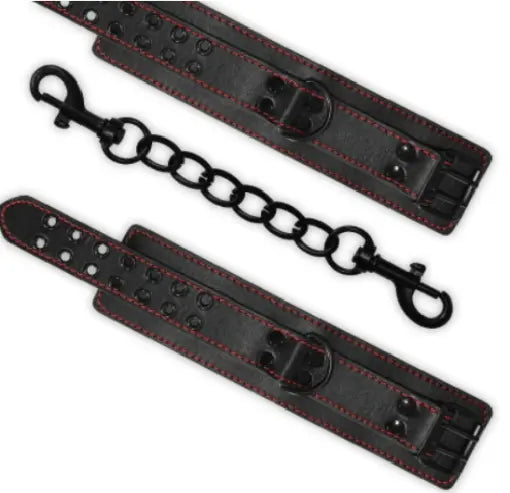 Tornozeleira Regulável em Couro Sintético - 5681