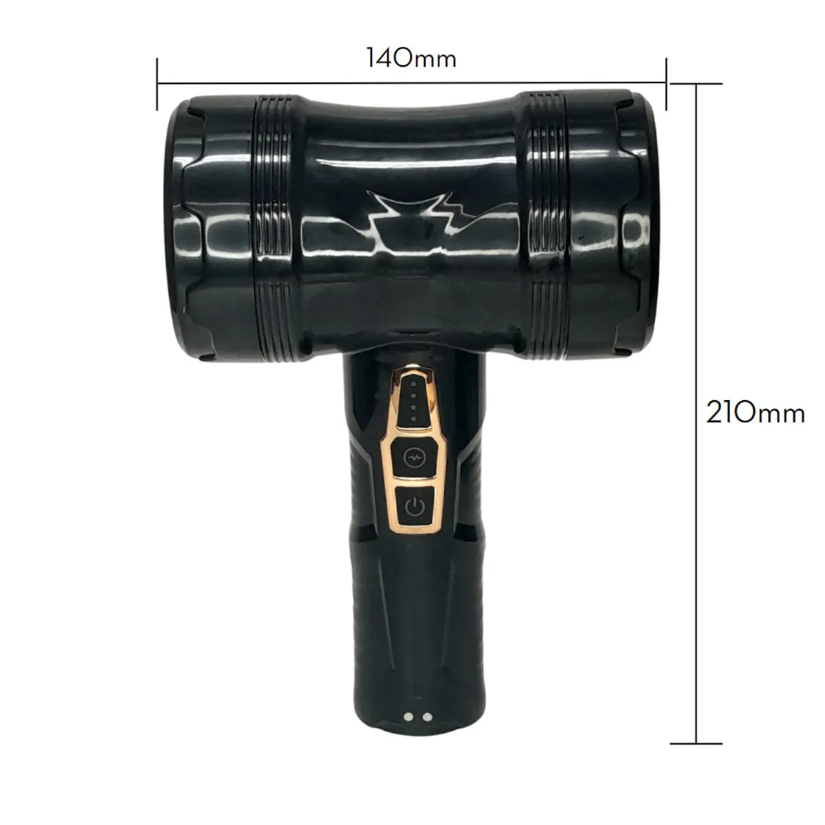 Masturbador Martelo Com Dois Orifícios - MAN1071