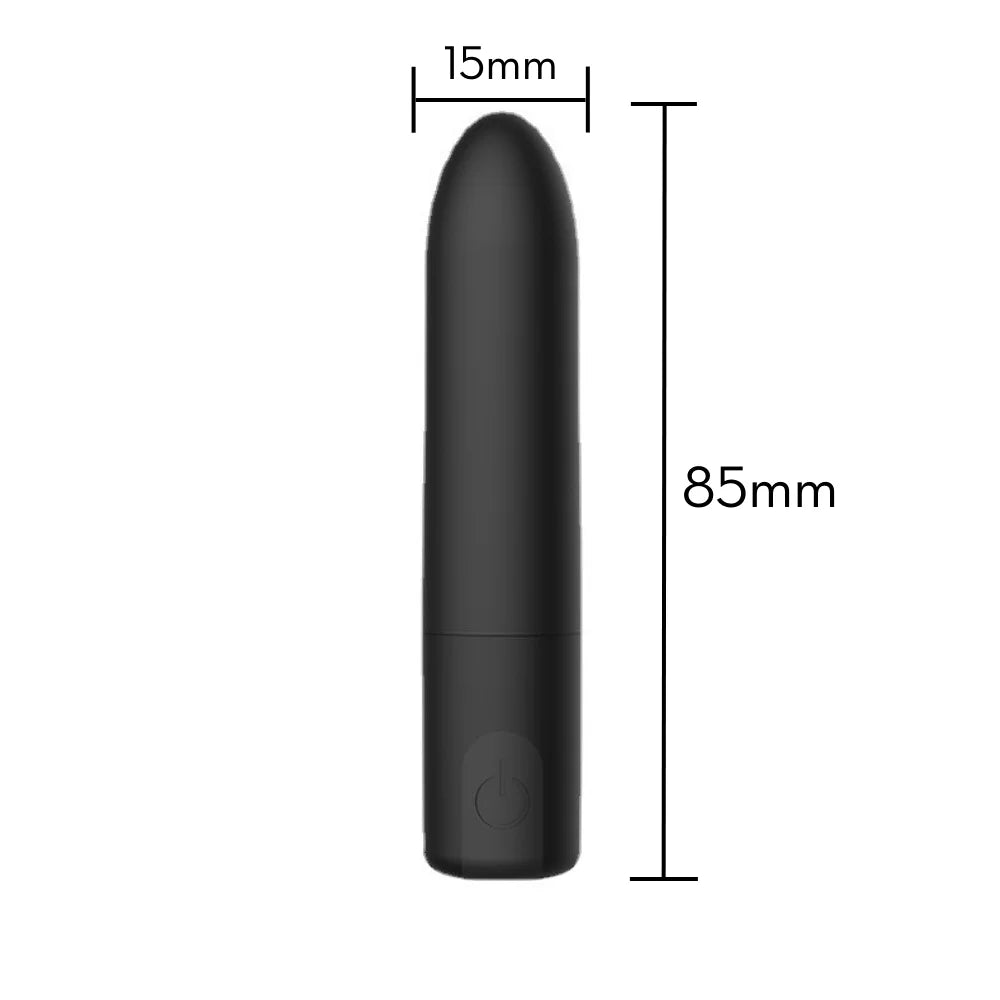 Cápsula Vibratória Aveludada - MBA1422