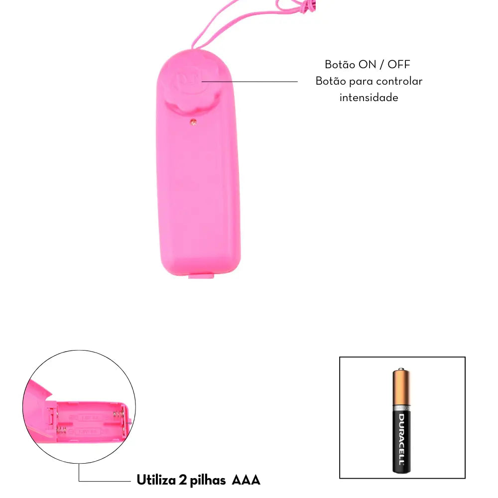 Cápsula Vibratória Dupla - MBC1002