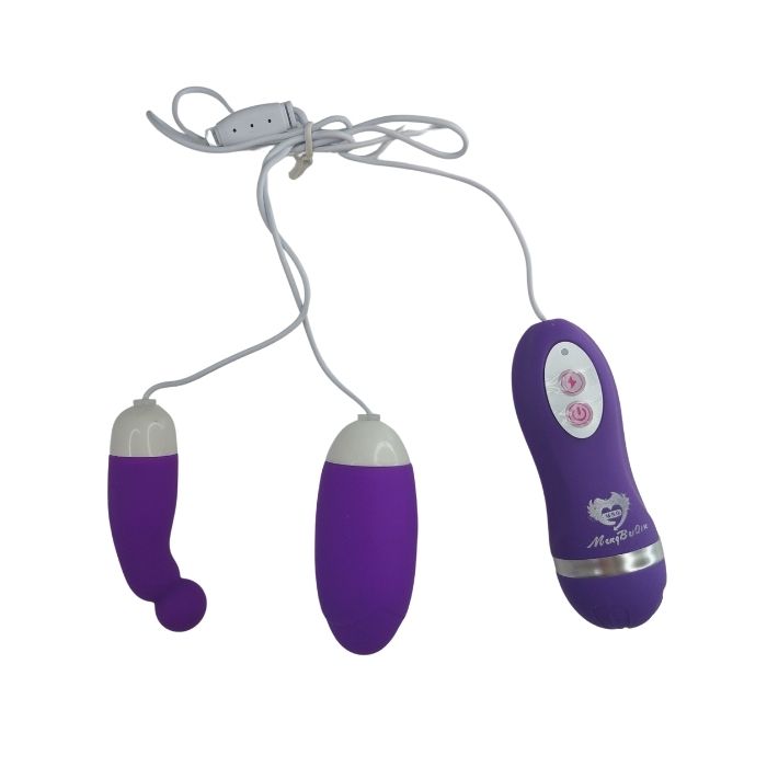 Cápsula Vibratória Dupla c/ Controle Remoto - MBC1022