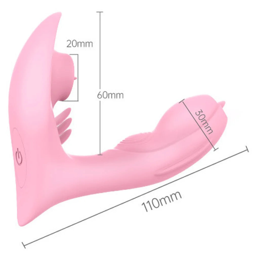 Vibrador Calcinha com Língua Mágica - MCV1024