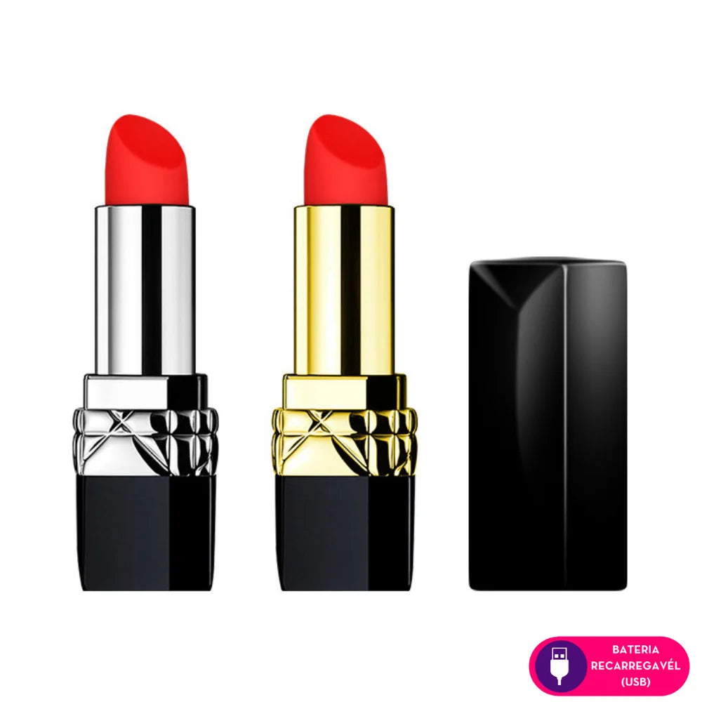 Mini Vibrador Batom Recarregável - MBA1311