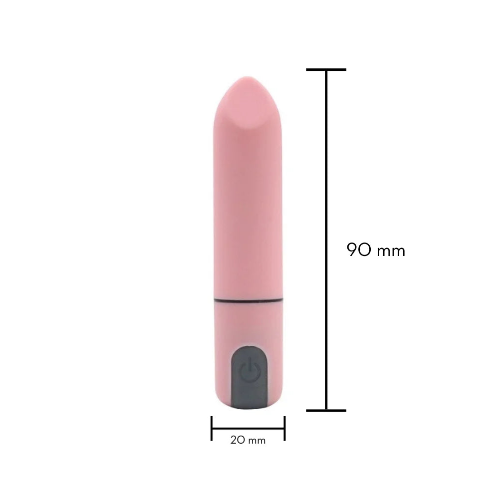 Cápsula Vibratória Aveludada Recarregável - MLBA1421