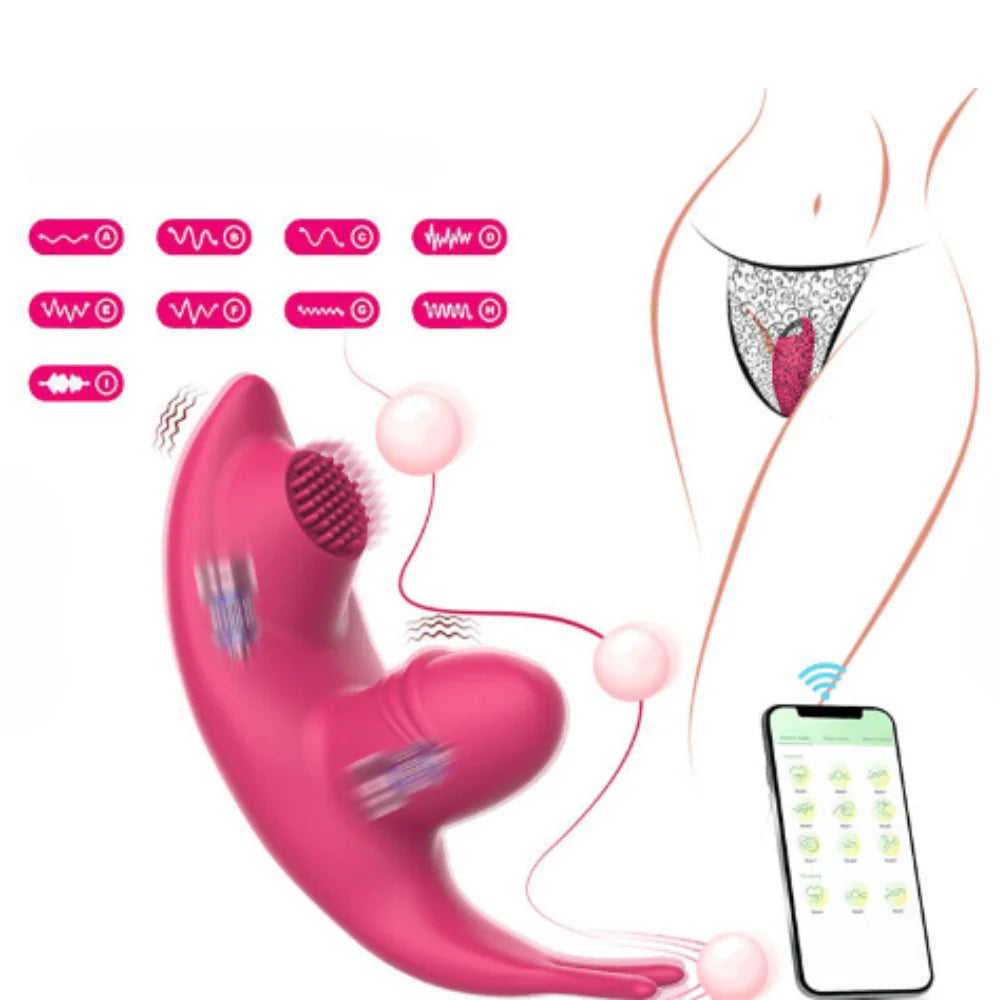 Vibrador de Calcinha por Aplicativo - MLPP3045